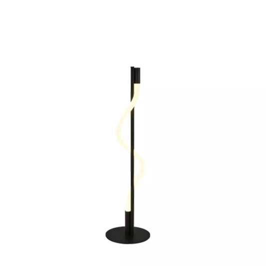 searchlight table lamps Serpent Table Lamp - Black Metal & Opal Tube - searchlight table lamps Serpent Table Lamp - Black Metal & Opal Tube