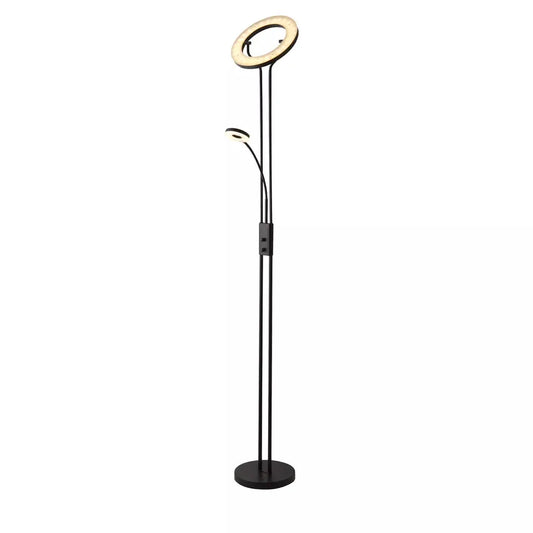 Searchlight Table Lamps Mother & Child Floor Lamp - Matt Black Metal - Floor Lamps Searchlight Table Lamps Mother & Child Floor Lamp - Matt Black Metal Floor Lamps