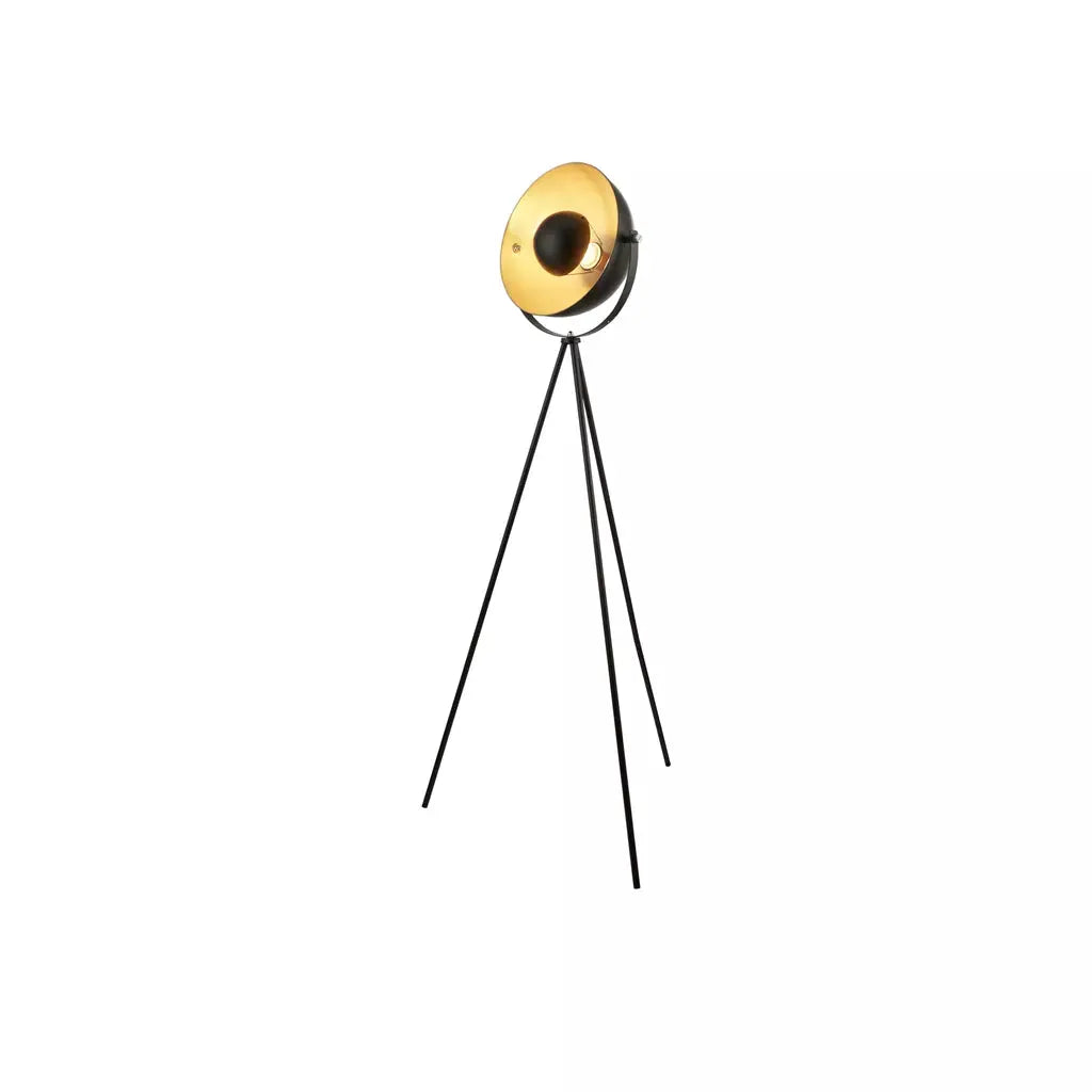 Searchlight Table Lamps Blink Tripod Floor Lamp - Black Matt Metal & Gold - Floor Lamps Searchlight Table Lamps Blink Tripod Floor Lamp - Black Matt Metal & Gold Floor Lamps