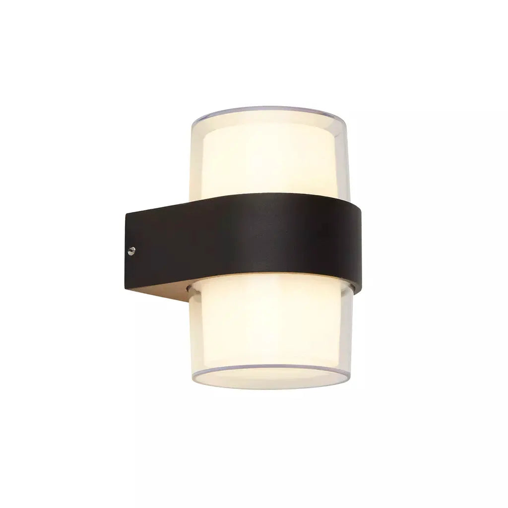 outdoor walllights Pittsburgh Outdoor Wall Light - Black Metal & Opal - outdoor walllights Pittsburgh Outdoor Wall Light - Black Metal & Opal