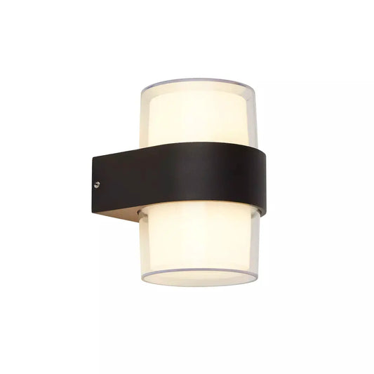 outdoor walllights Pittsburgh Outdoor Wall Light - Black Metal & Opal - outdoor walllights Pittsburgh Outdoor Wall Light - Black Metal & Opal