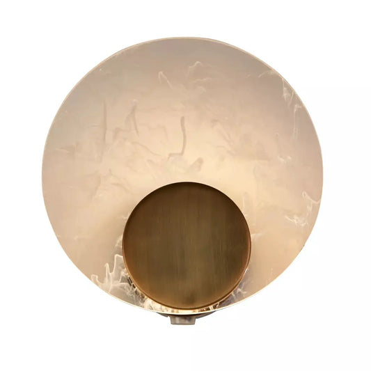 searchlight wall lights Lux & Belle LED WallLight-SatinBrass Metal&Cloudy Acrylic,IP - searchlight wall lights Lux & Belle LED WallLight-SatinBrass Metal&Cloudy Acrylic,IP
