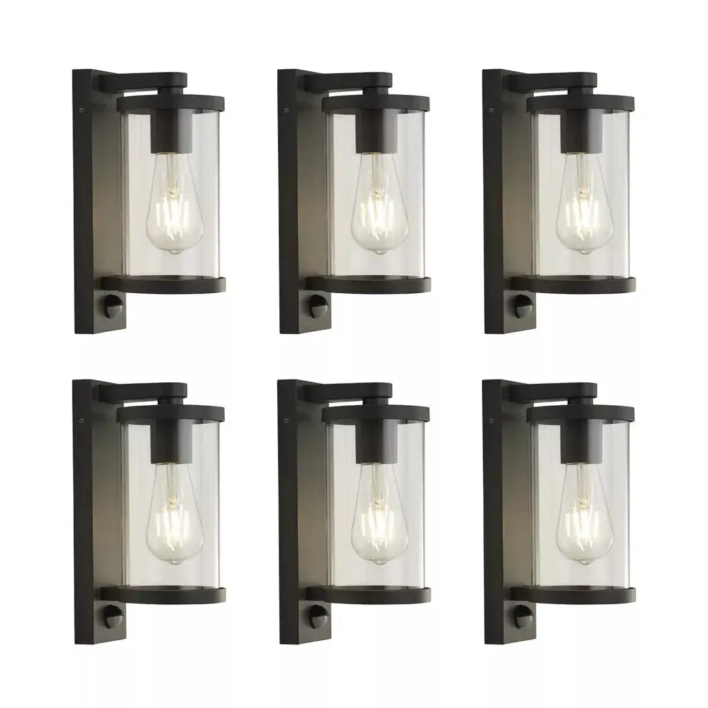 outdoor walllights Promo Pack of 6 - 8631BK - outdoor walllights Promo Pack of 6 - 8631BK