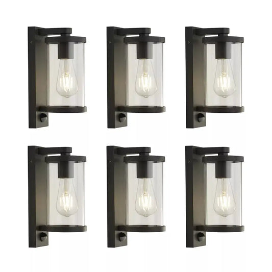 outdoor walllights Promo Pack of 6 - 8631BK - outdoor walllights Promo Pack of 6 - 8631BK