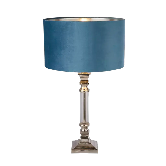 searchlight table lamps Lux & Belle BASE ONLY Table Lamp - Glass & Chrome - searchlight table lamps Lux & Belle BASE ONLY Table Lamp - Glass & Chrome