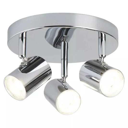 searchlight spots Rollo 3Lt Round Spotlight - Chrome Metal - searchlight spots Rollo 3Lt Round Spotlight - Chrome Metal