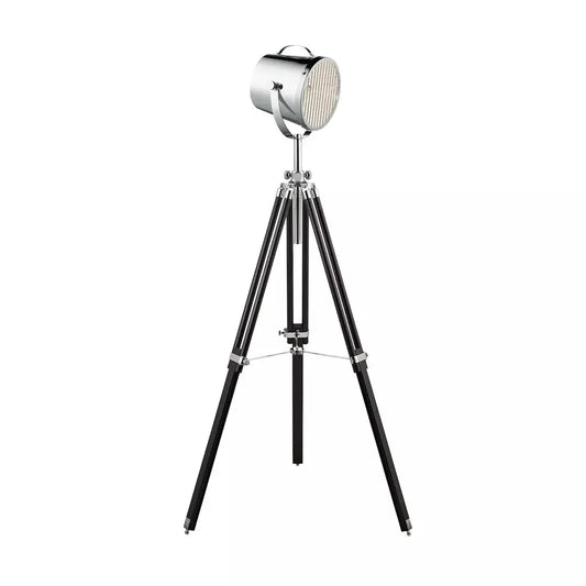 Searchlight Table Lamps Studio Adjustable Floor Lamp Black & Chrome Shade - Floor Lamps Searchlight Table Lamps Studio Adjustable Floor Lamp Black & Chrome Shade Floor Lamps