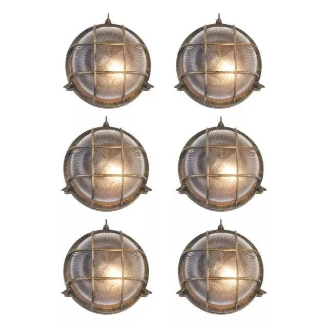 outdoor walllights Promo Pack of 6 -61401BG - outdoor walllights Promo Pack of 6 -61401BG