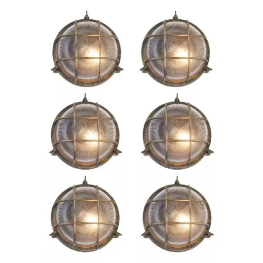 outdoor walllights Promo Pack of 6 -61401BG - outdoor walllights Promo Pack of 6 -61401BG
