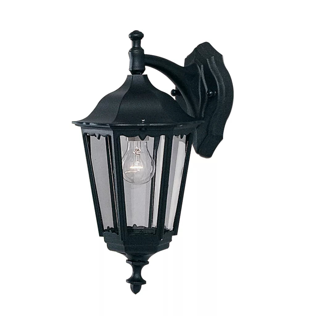 outdoor walllights Alex Outdoor Wall Light - Black Metal & Glass - outdoor walllights Alex Outdoor Wall Light - Black Metal & Glass