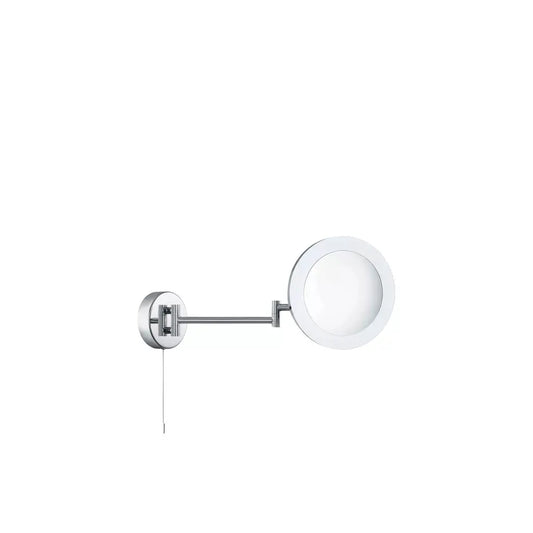 searchlight wall lights Magnifying Bathroom Mirror - Chrome Metal & Mirror - searchlight wall lights Magnifying Bathroom Mirror - Chrome Metal & Mirror