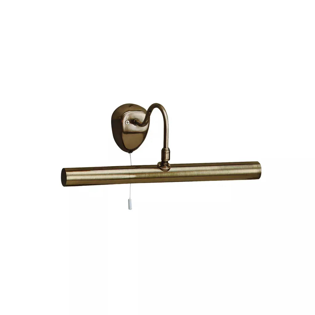 searchlight wall lights Malaga Picture Light - Antique Brass Metal - searchlight wall lights Malaga Picture Light - Antique Brass Metal