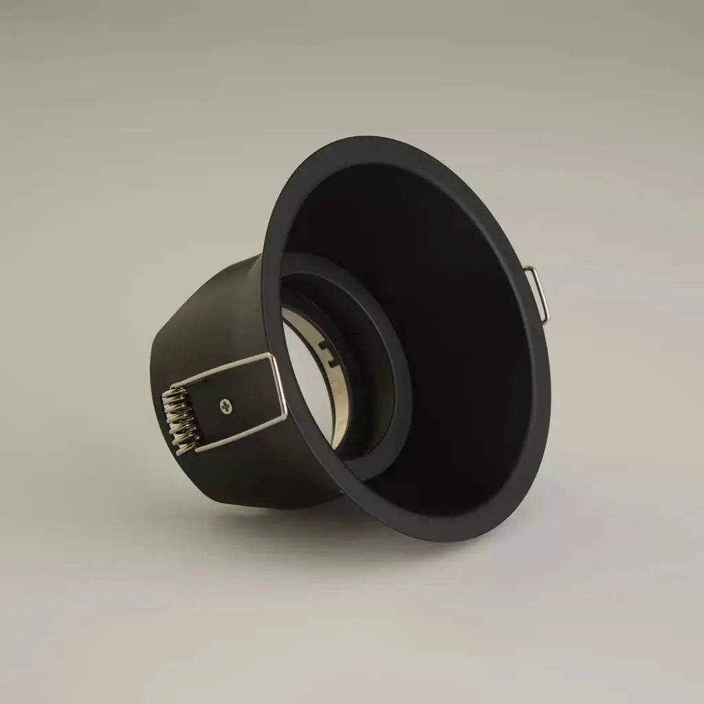 Searchlight Downlights Slim Trim 3 FR, Adjustable, GU10, Matt Black - Searchlight Downlights Slim Trim 3 FR, Adjustable, GU10, Matt Black
