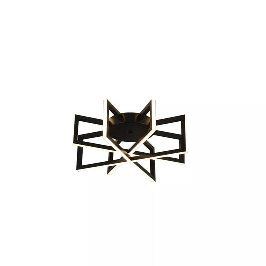 Searchlight Lux & Belle LED Flush-Brushed Black Metal - Ceiling Lights Searchlight Lux & Belle LED Flush-Brushed Black Metal Ceiling Lights