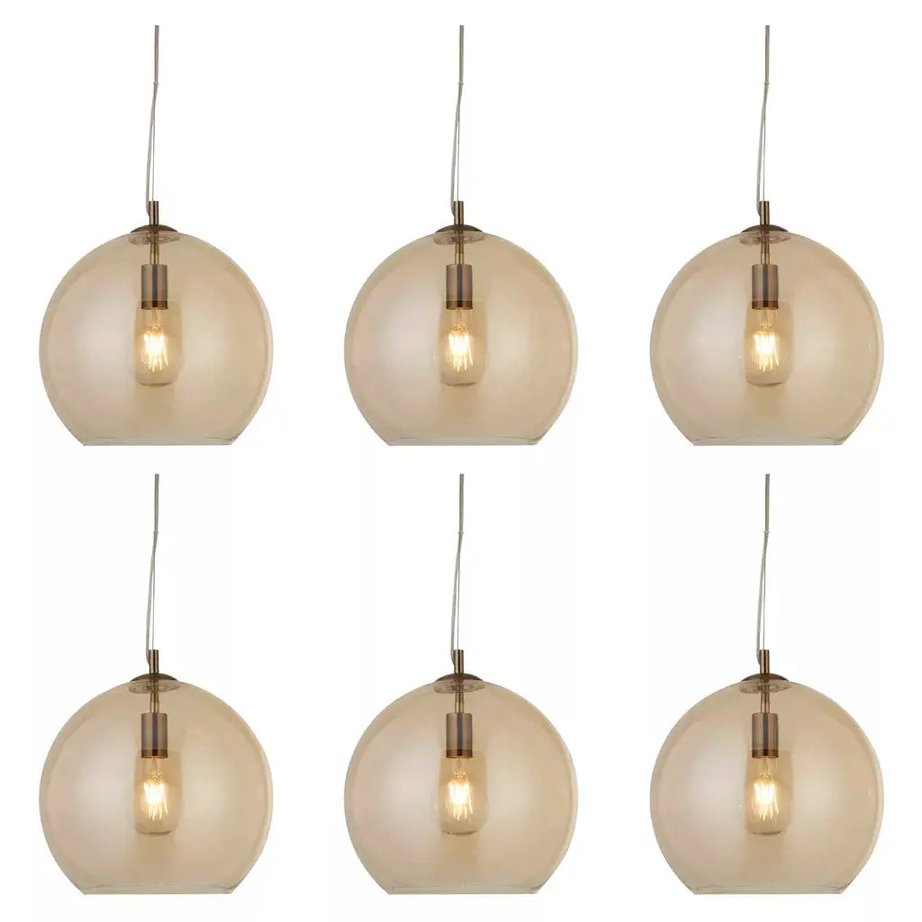 Searchlight Pendant Lights Promo Pack of 6 - 1635AM - Searchlight Pendant Lights Promo Pack of 6 - 1635AM