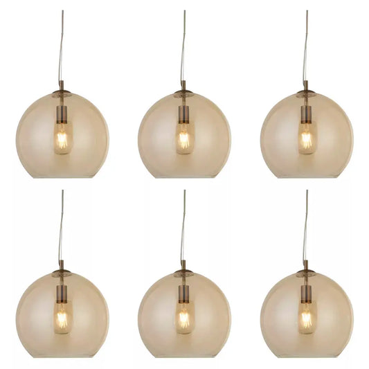 Searchlight Pendant Lights Promo Pack of 6 - 1635AM - Searchlight Pendant Lights Promo Pack of 6 - 1635AM