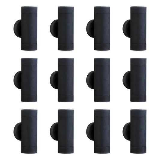 outdoor walllights Promo Pack of 12 - 6009-2BK-LED - outdoor walllights Promo Pack of 12 - 6009-2BK-LED