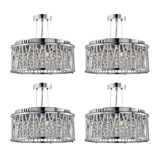 searchlight ceiling lights Promo Pack of 4 - 8333-3CC - searchlight ceiling lights Promo Pack of 4 - 8333-3CC