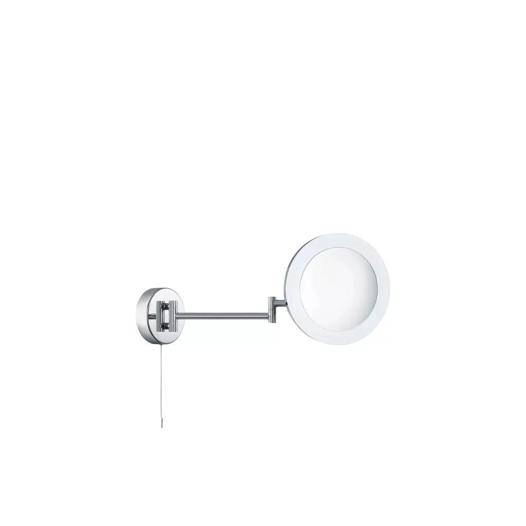 searchlight wall lights Magnifying Bathroom Mirror - Chrome Metal & Mirror - searchlight wall lights Magnifying Bathroom Mirror - Chrome Metal & Mirror