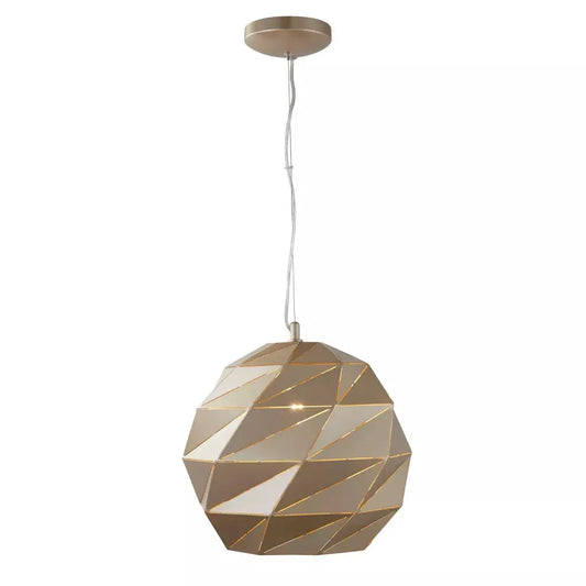 Searchlight Pendant Lights Origami Pendant - Metallic Gold Metal - Searchlight Pendant Lights Origami Pendant - Metallic Gold Metal