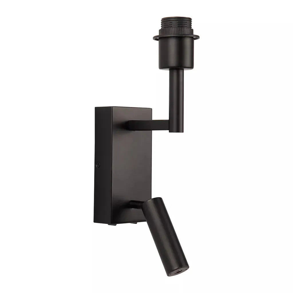 searchlight wall lights Victoria Reader, E27 & 1W 3000k, Matt Black - searchlight wall lights Victoria Reader, E27 & 1W 3000k, Matt Black
