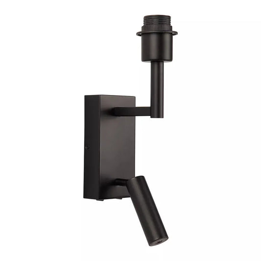 searchlight wall lights Victoria Reader, E27 & 1W 3000k, Matt Black - searchlight wall lights Victoria Reader, E27 & 1W 3000k, Matt Black
