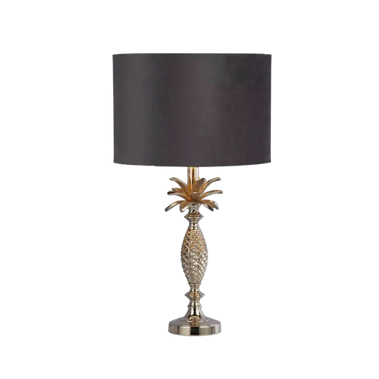 searchlight table lamps Lux & Belle BASE ONLY - Pineapple Table- Satin Silver Metal - searchlight table lamps Lux & Belle BASE ONLY - Pineapple Table- Satin Silver Metal
