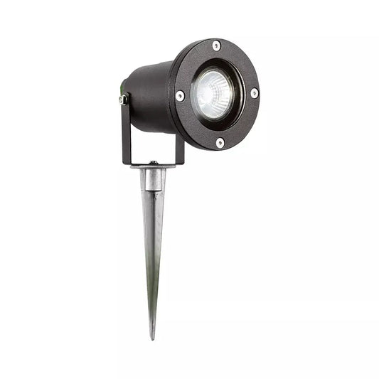 searchlight Outdoor Spike Lights Spikey Outdoor Spotlight - Black Metal & Polycarbonate - searchlight Outdoor Spike Lights Spikey Outdoor Spotlight - Black Metal & Polycarbonate