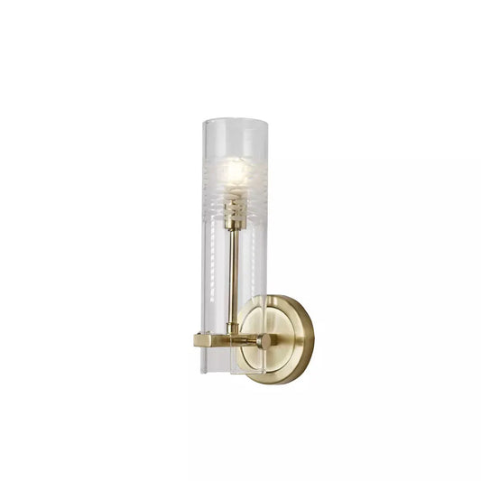 searchlight wall lights Scope Bathroom Wall Light - Satin Brass & Clear Etched Glass - searchlight wall lights Scope Bathroom Wall Light - Satin Brass & Clear Etched Glass