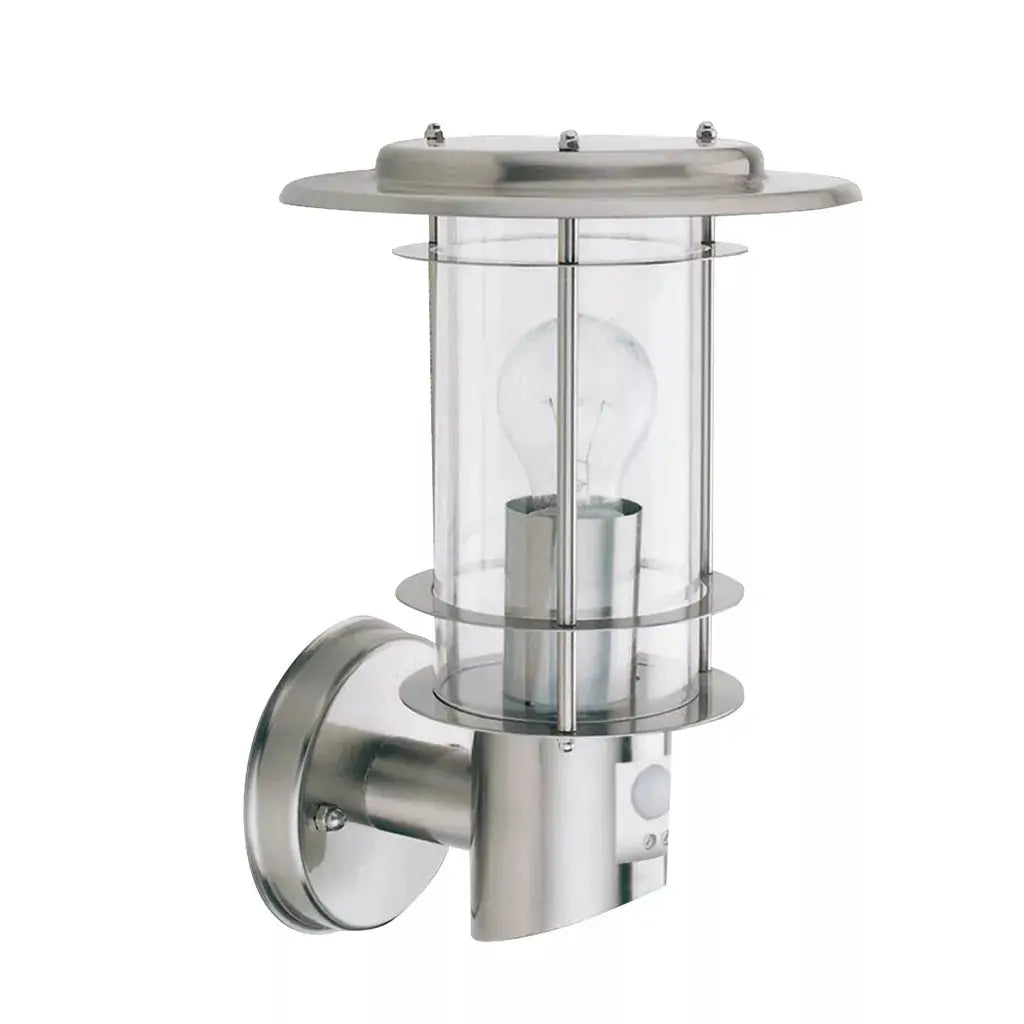 outdoor sensor Edgeware Outdoor Wall Light + Sensor - Stainless Steel, IP44 - outdoor sensor Edgeware Outdoor Wall Light + Sensor - Stainless Steel, IP44