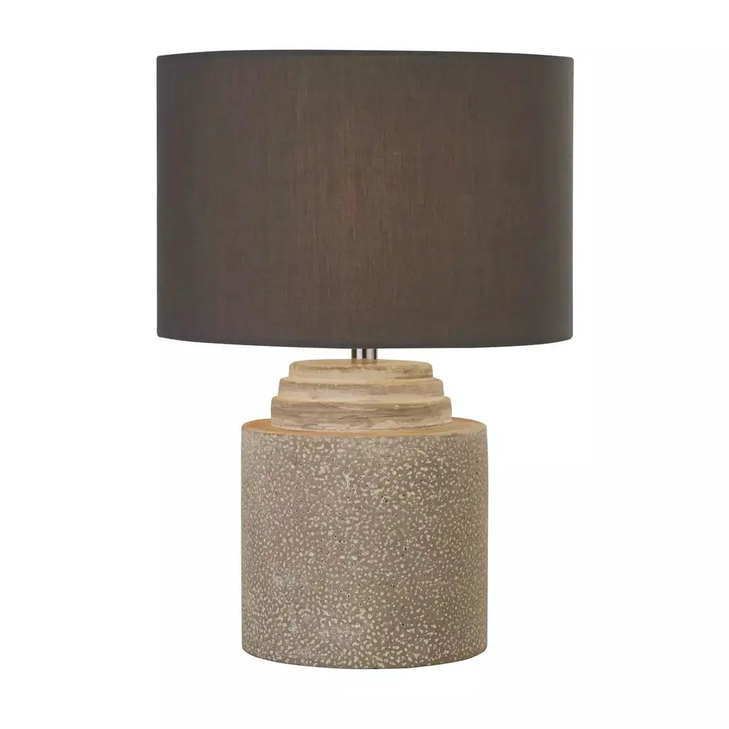 searchlight table lamps Zara Table Lamp - Cement Base & Fabric Shade - searchlight table lamps Zara Table Lamp - Cement Base & Fabric Shade