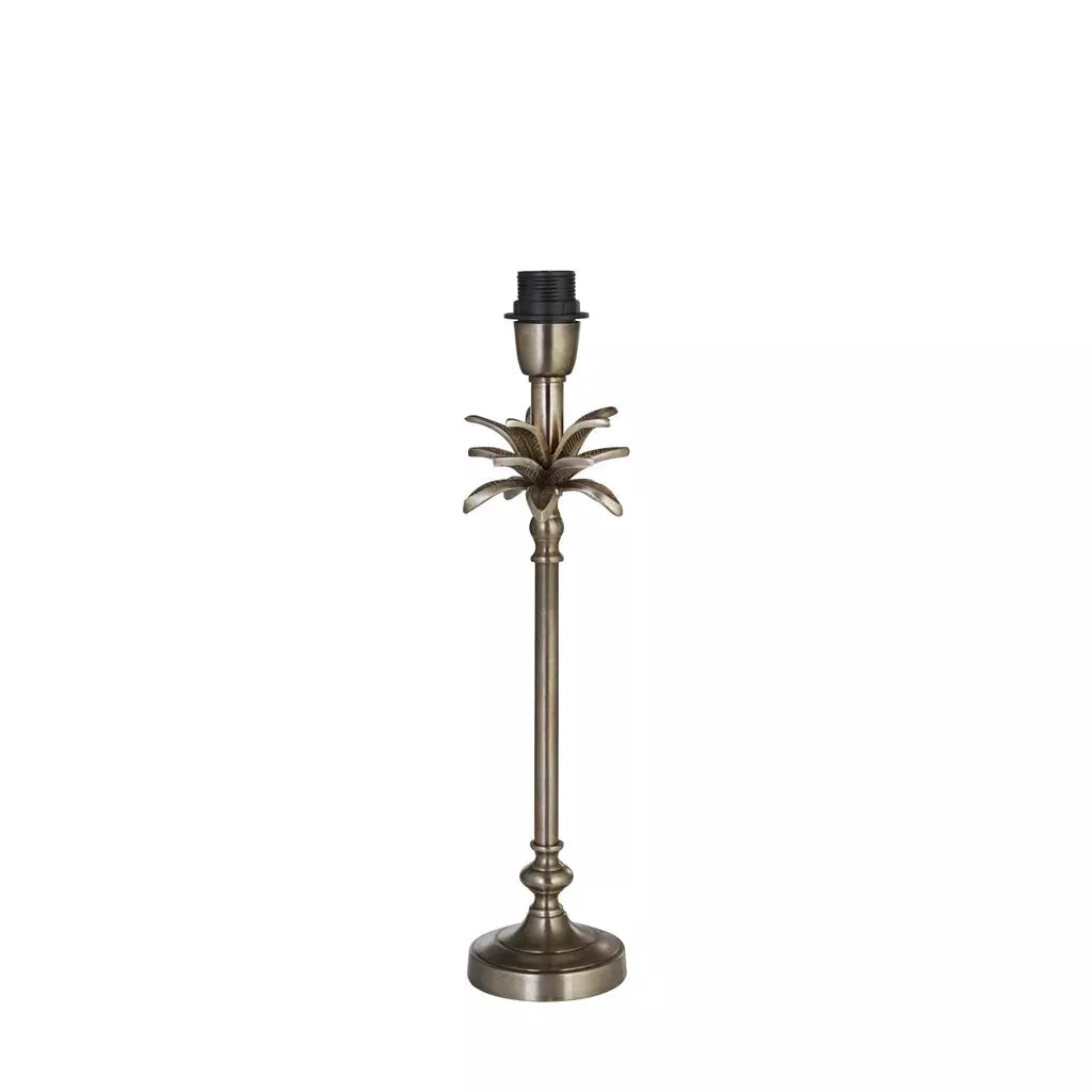 searchlight table lamps Base Only - Palm Table Lamp - Antique Nickel - searchlight table lamps Base Only - Palm Table Lamp - Antique Nickel