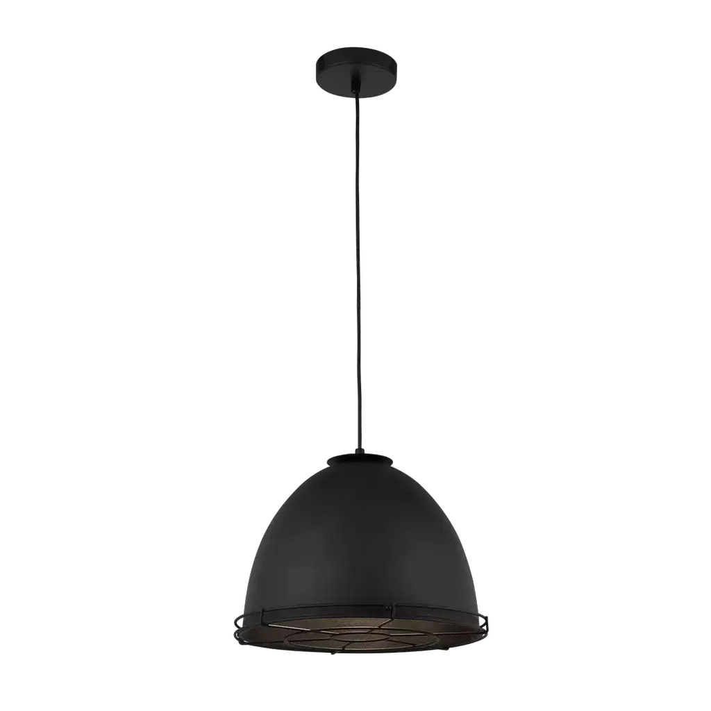 Searchlight Pendant Lights Vintage 1Lt Pendant - Black - Searchlight Pendant Lights Vintage 1Lt Pendant - Black