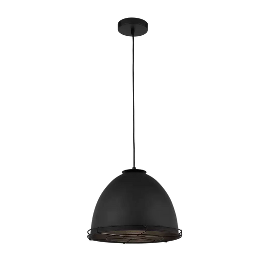 Searchlight Pendant Lights Vintage 1Lt Pendant - Black - Searchlight Pendant Lights Vintage 1Lt Pendant - Black