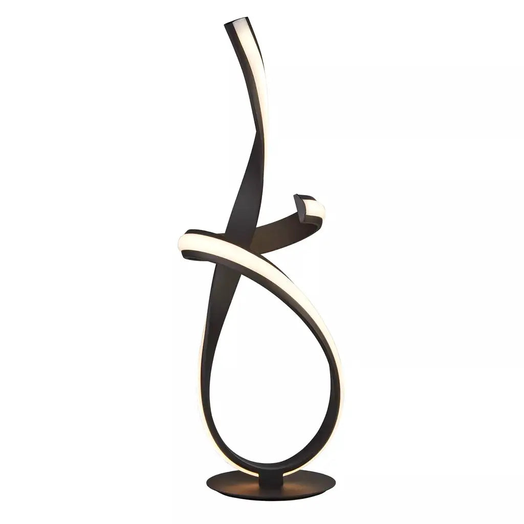searchlight table lamps Lux & Belle LED Table Lamp - Sand Black Metal - searchlight table lamps Lux & Belle LED Table Lamp - Sand Black Metal