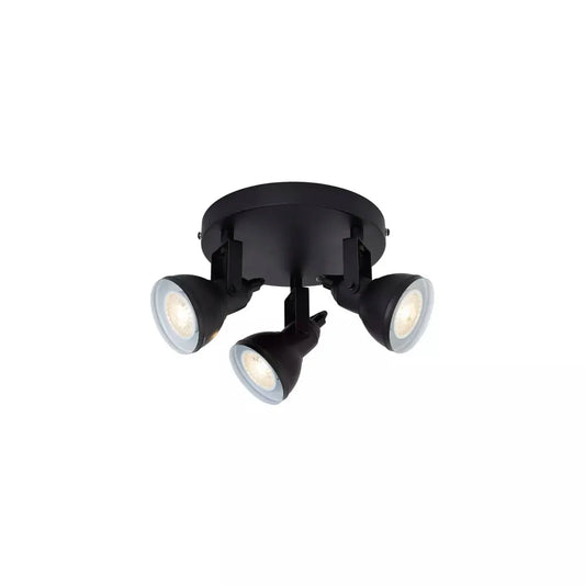 searchlight spots Focus 3Lt Round Spotlight - Black Metal - searchlight spots Focus 3Lt Round Spotlight - Black Metal
