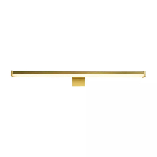 searchlight wall lights Kos - LED Bathroom Mirror Light - Gold - searchlight wall lights Kos - LED Bathroom Mirror Light - Gold