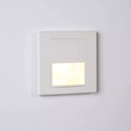 Searchlight Steplight, 1.5W 3000K, Recessed, White - Searchlight Steplight, 1.5W 3000K, Recessed, White