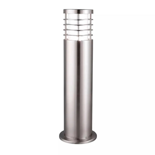 Searchlight Outdoor Bollards Louvre Outdoor Post - Stainless Steel & Polycarbonate, IP44 - Searchlight Outdoor Bollards Louvre Outdoor Post - Stainless Steel & Polycarbonate, IP44