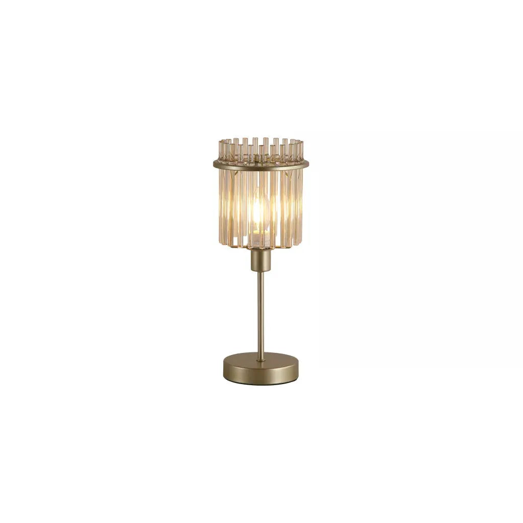 searchlight table lamps Swizzle 1Lt Table Lamp, Gold Metal with Champagne Rods - searchlight table lamps Swizzle 1Lt Table Lamp, Gold Metal with Champagne Rods