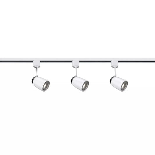 searchlight spots Track & Spot 3Lt LED Kit -White Metal - searchlight spots Track & Spot 3Lt LED Kit -White Metal