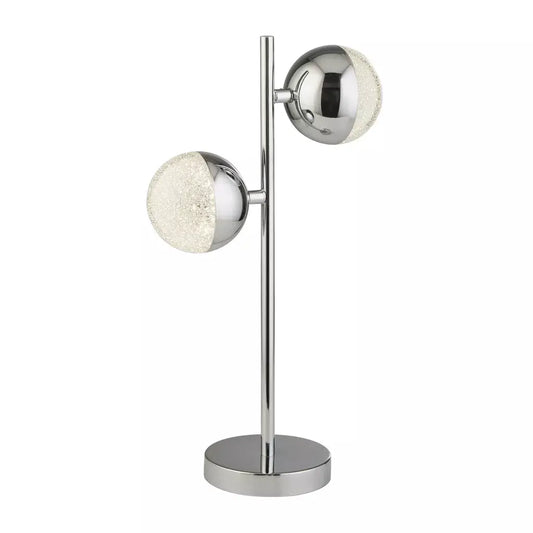 searchlight table lamps Marbles Table Lamp - Chrome Metal & Crystal Sand - searchlight table lamps Marbles Table Lamp - Chrome Metal & Crystal Sand