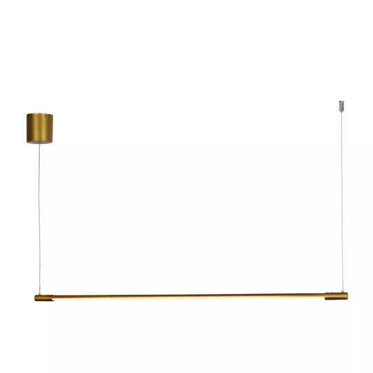 Searchlight Pendant Lights Lux & Belle LED Bar Pendant - Gold Metal & Opal - Searchlight Pendant Lights Lux & Belle LED Bar Pendant - Gold Metal & Opal