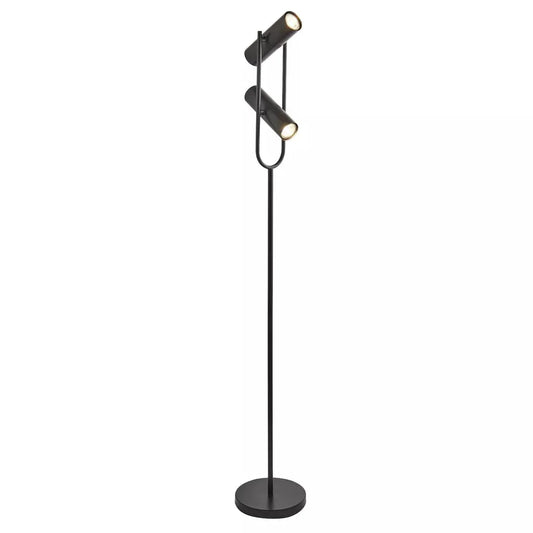 Searchlight Table Lamps Telescope 2Lt Floor Lamp - Matt Black Metal - Floor Lamps Searchlight Table Lamps Telescope 2Lt Floor Lamp - Matt Black Metal Floor Lamps