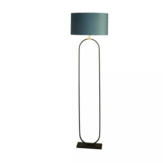 Searchlight Table Lamps Modish Floor Lamp - Black Metal with Teal Shade - Floor Lamps Searchlight Table Lamps Modish Floor Lamp - Black Metal with Teal Shade Floor Lamps