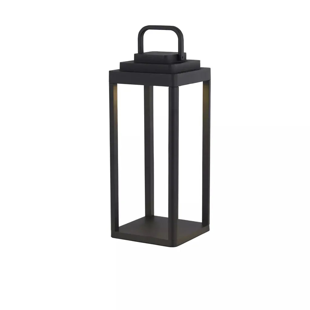 Searchlight Outdoor Bollards Portobello Outdoor Table Lamp - Black Metal - Searchlight Outdoor Bollards Portobello Outdoor Table Lamp - Black Metal