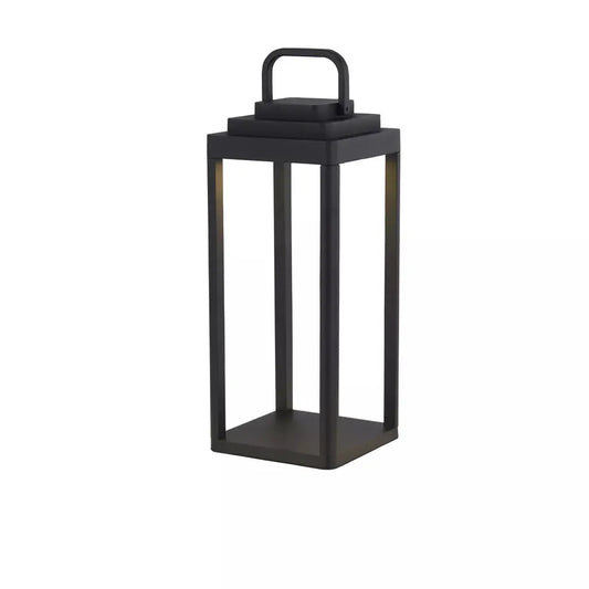 Searchlight Outdoor Bollards Portobello Outdoor Table Lamp - Black Metal - Searchlight Outdoor Bollards Portobello Outdoor Table Lamp - Black Metal