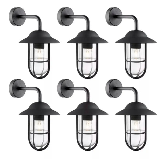 outdoor walllights Promo Pack of 6 - 3291BK - outdoor walllights Promo Pack of 6 - 3291BK