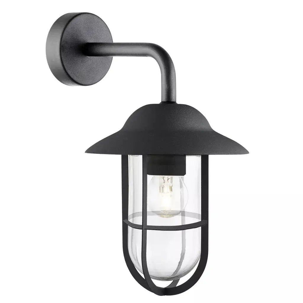 outdoor walllights Toronto Outdoor Wall Light - Black Metal & Clear Glass - outdoor walllights Toronto Outdoor Wall Light - Black Metal & Clear Glass