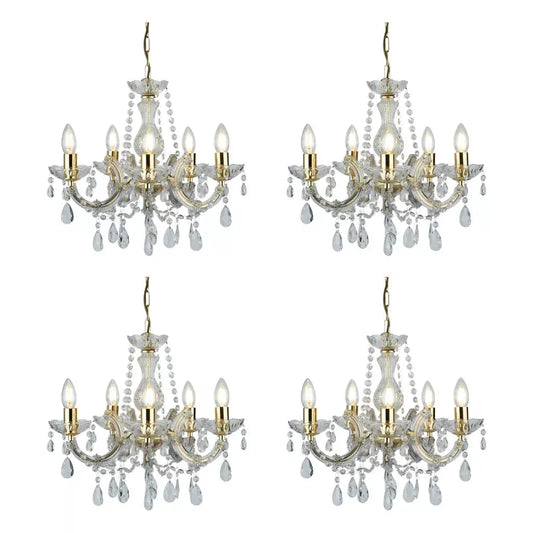 searchlight chandlier Promo Pack of 4 - 699-5 - searchlight chandlier Promo Pack of 4 - 699-5